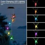LED Solar Hummingbird Wind Chime String & Fairy Lights - Tophatter Daily Deals