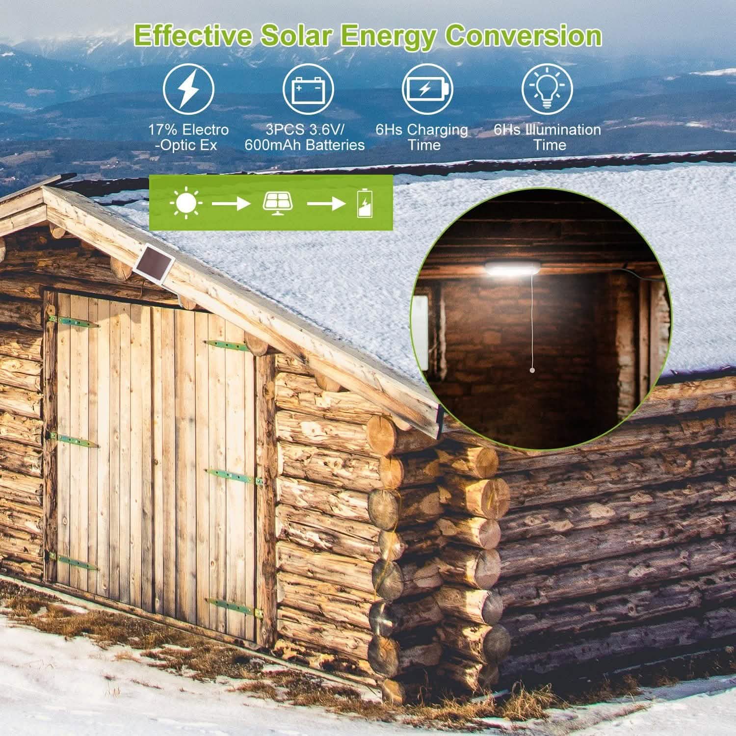 LED Solar Lights Powered Security Light Kit Outdoor Lighting - Tophatter Daily Deals