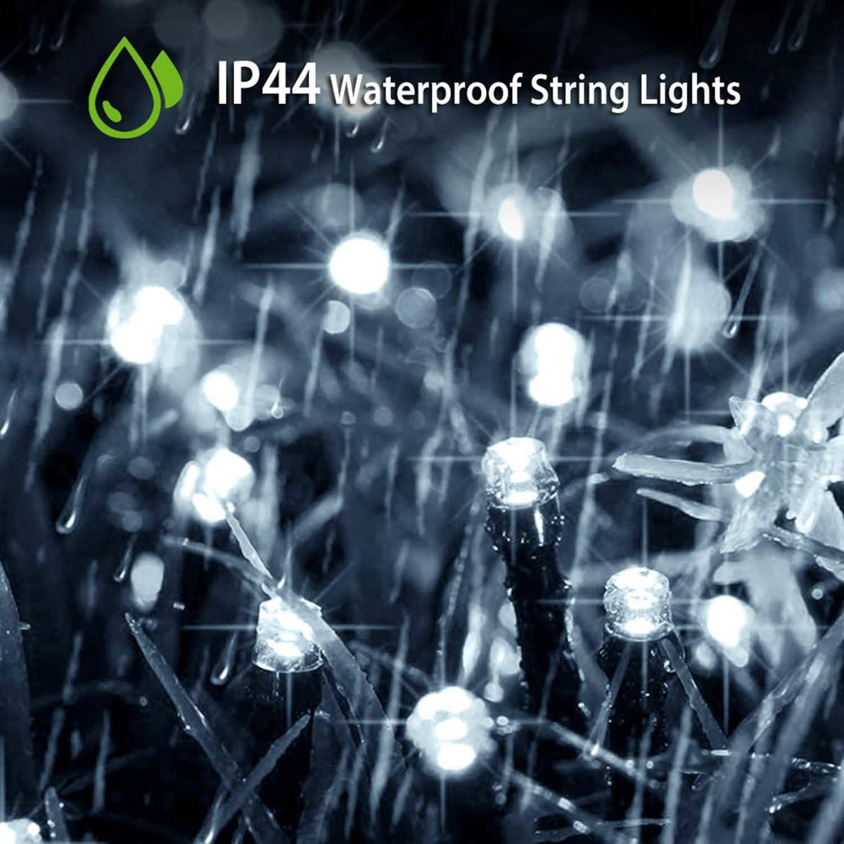 LED Solar Power Fairy String Lights String & Fairy Lights - Tophatter Daily Deals