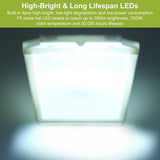 LED Solar Powered Stair Lights Outdoor Lighting - Tophatter Daily Deals