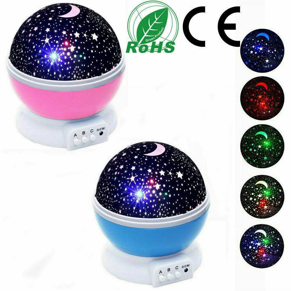 LED Star Sky Projector Night Light String & Fairy Lights - Tophatter Daily Deals