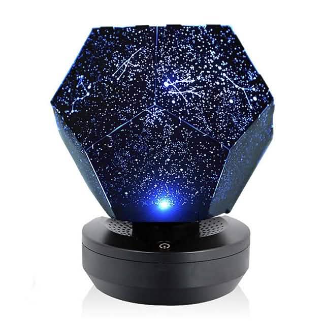 LED Starry Projector Tiktok Star Light Nebula Projector Blue Indoor Lighting - Tophatter Daily Deals
