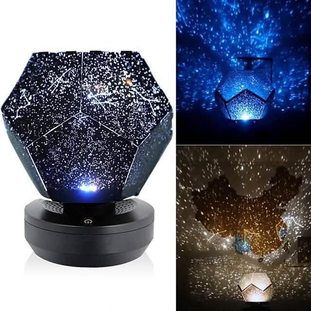 LED Starry Projector Tiktok Star Light Nebula Projector Indoor Lighting - Tophatter Daily Deals