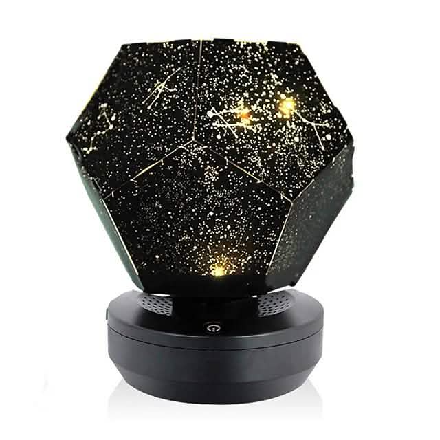 LED Starry Projector Tiktok Star Light Nebula Projector Yellow Indoor Lighting - Tophatter Daily Deals
