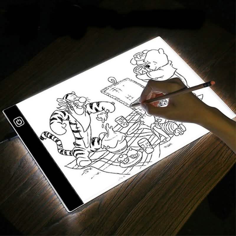 LED Tracing Pad with Adjustable 3-Level Dimmer School, Office & Art Supplies - Tophatter Daily Deals