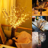 LED Tree Branch Lamp Floral Lights Indoor Lighting - Tophatter Daily Deals