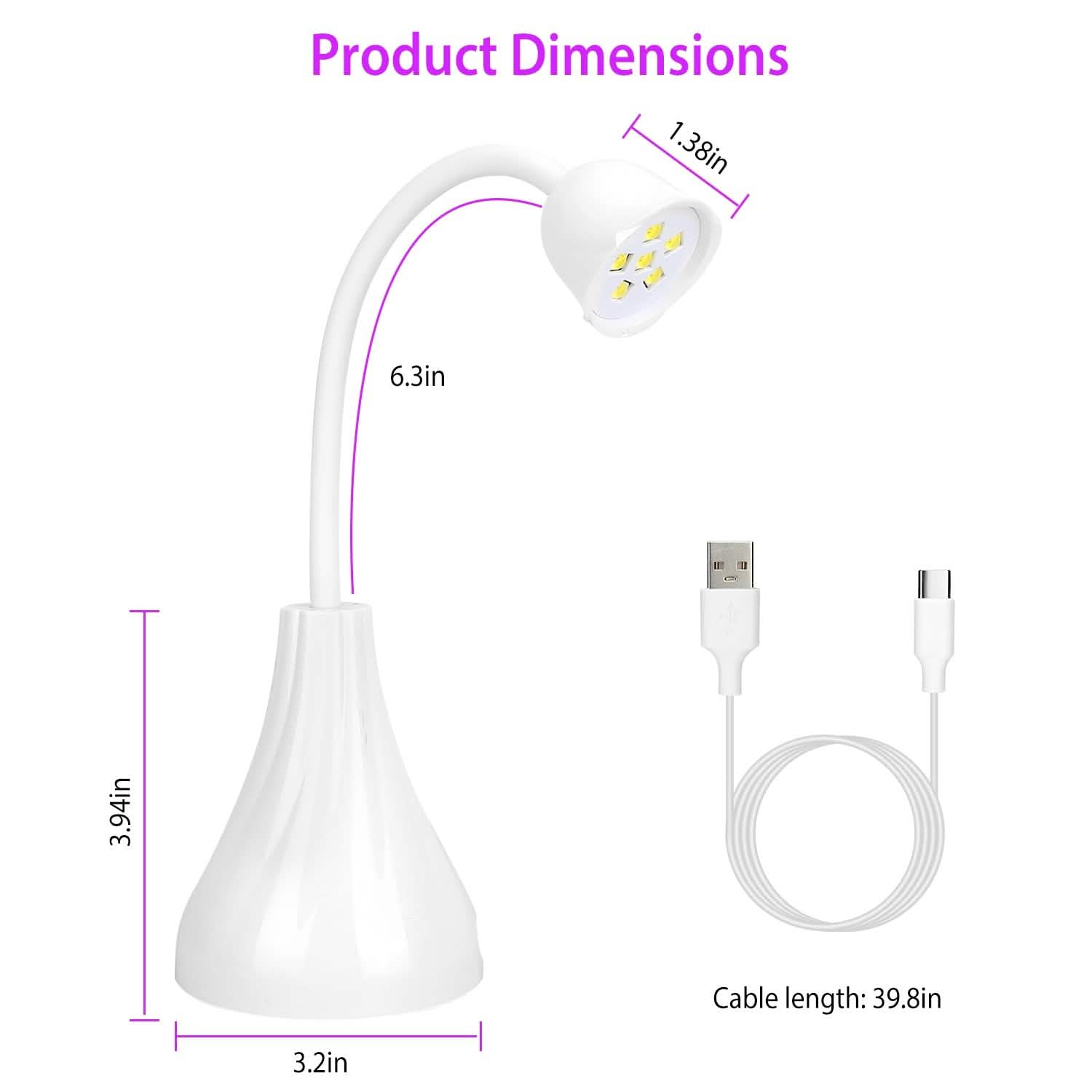 LED UV Nail Lamp Polish Dryer Lamp Beauty & Personal Care - Tophatter Daily Deals