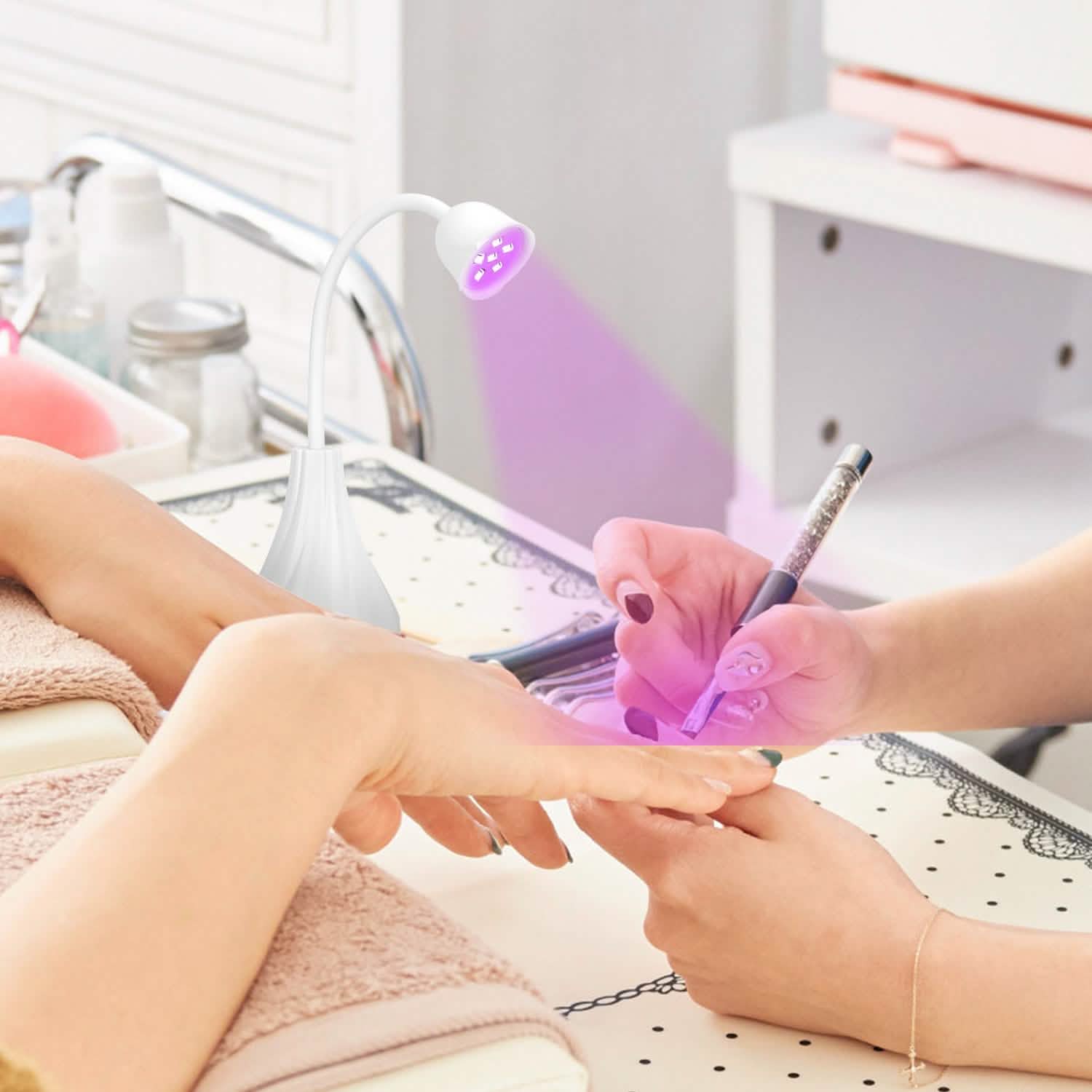 LED UV Nail Lamp Polish Dryer Lamp Beauty & Personal Care - Tophatter Daily Deals