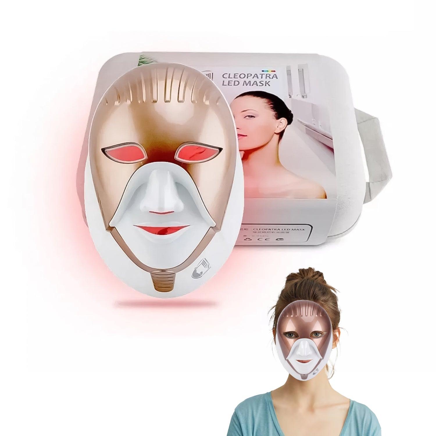 LED Light Therapy Mask - LED Skin Treatment Mask (7 Colour Setting) Smart Touch Health & Beauty - Tophatter Daily Deals