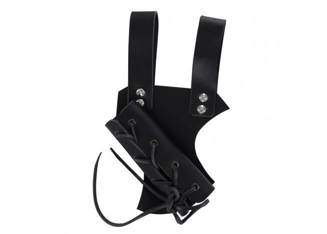 Left Handed Nottingham Leather Sword Frog historical period - Tophatter Daily Deals