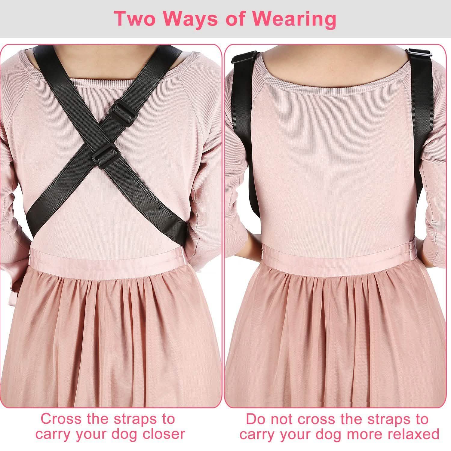 Leg-Out Pet Backpack Carrier Travel Bag Pet Supplies - Tophatter Daily Deals