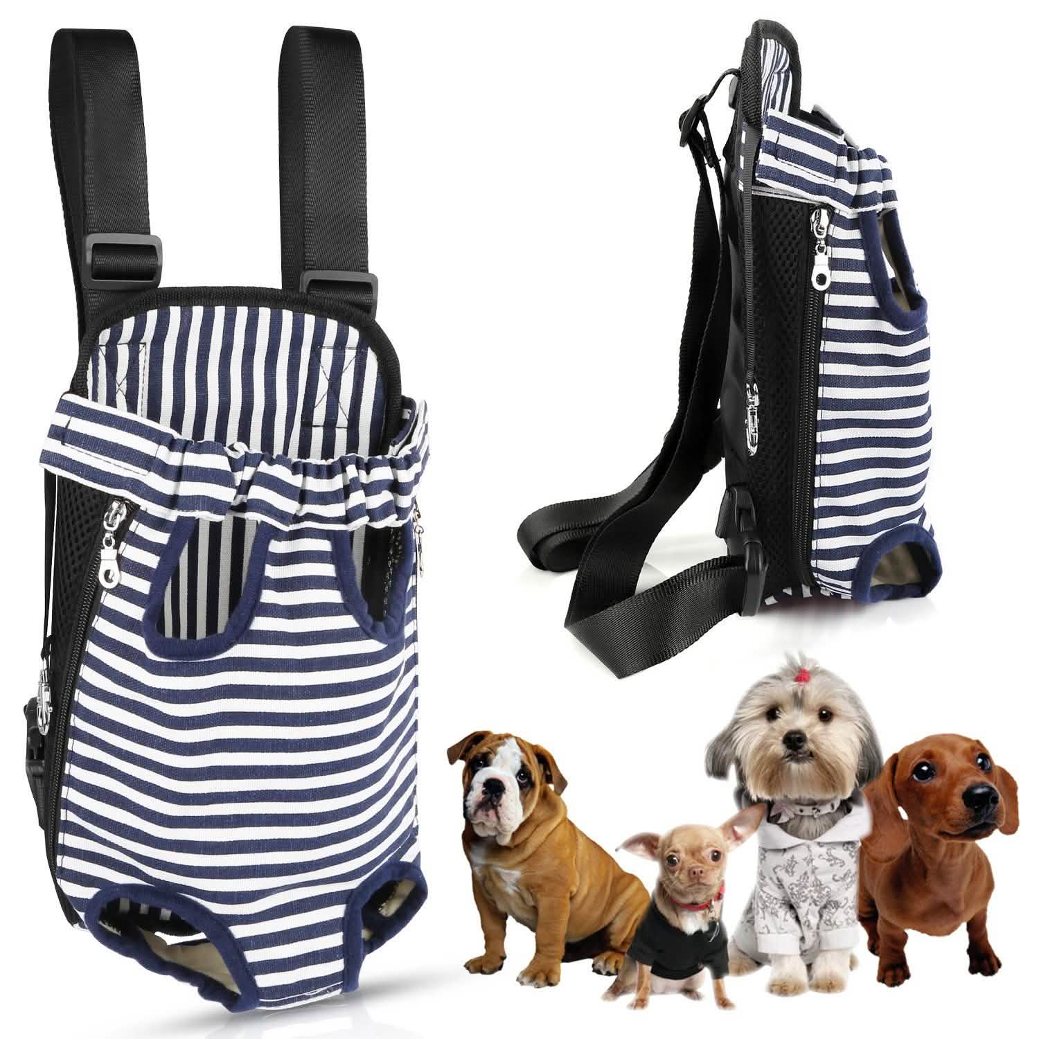 Leg-Out Pet Backpack Carrier Travel Bag Pet Supplies - Tophatter Daily Deals