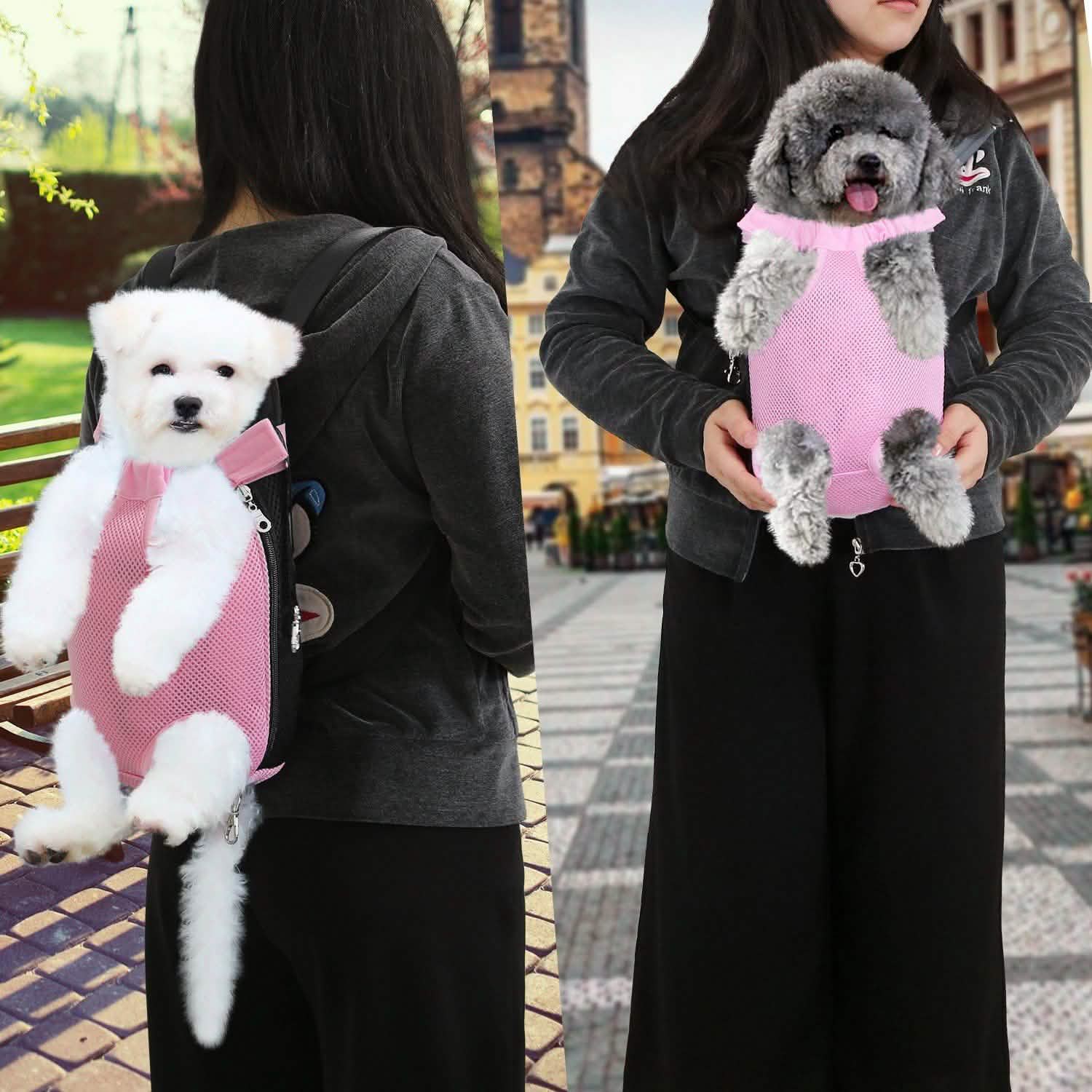 Leg-Out Pet Backpack Carrier Travel Bag Pet Supplies - Tophatter Daily Deals