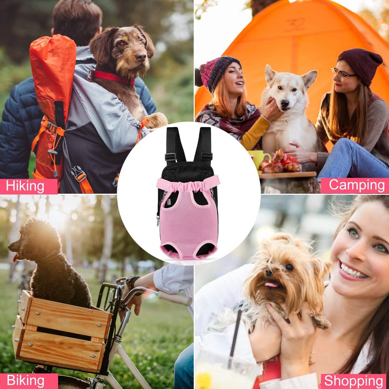 Leg-Out Pet Backpack Carrier Travel Bag Pet Supplies - Tophatter Daily Deals