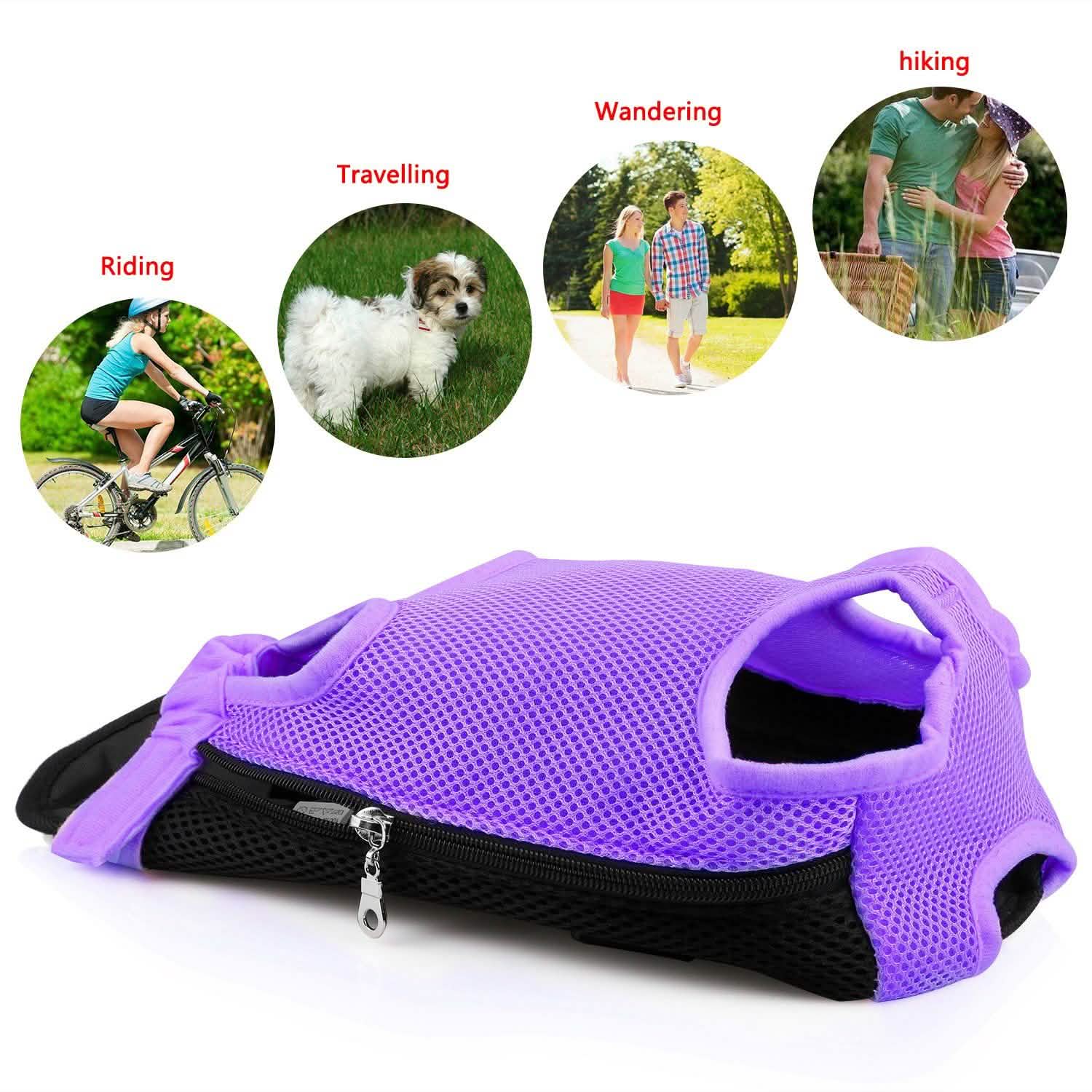 Leg-Out Pet Backpack Carrier Travel Bag Pet Supplies - Tophatter Daily Deals