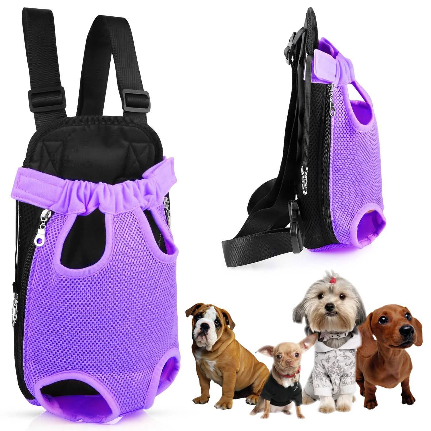 Leg-Out Pet Backpack Carrier Travel Bag Pet Supplies - Tophatter Daily Deals