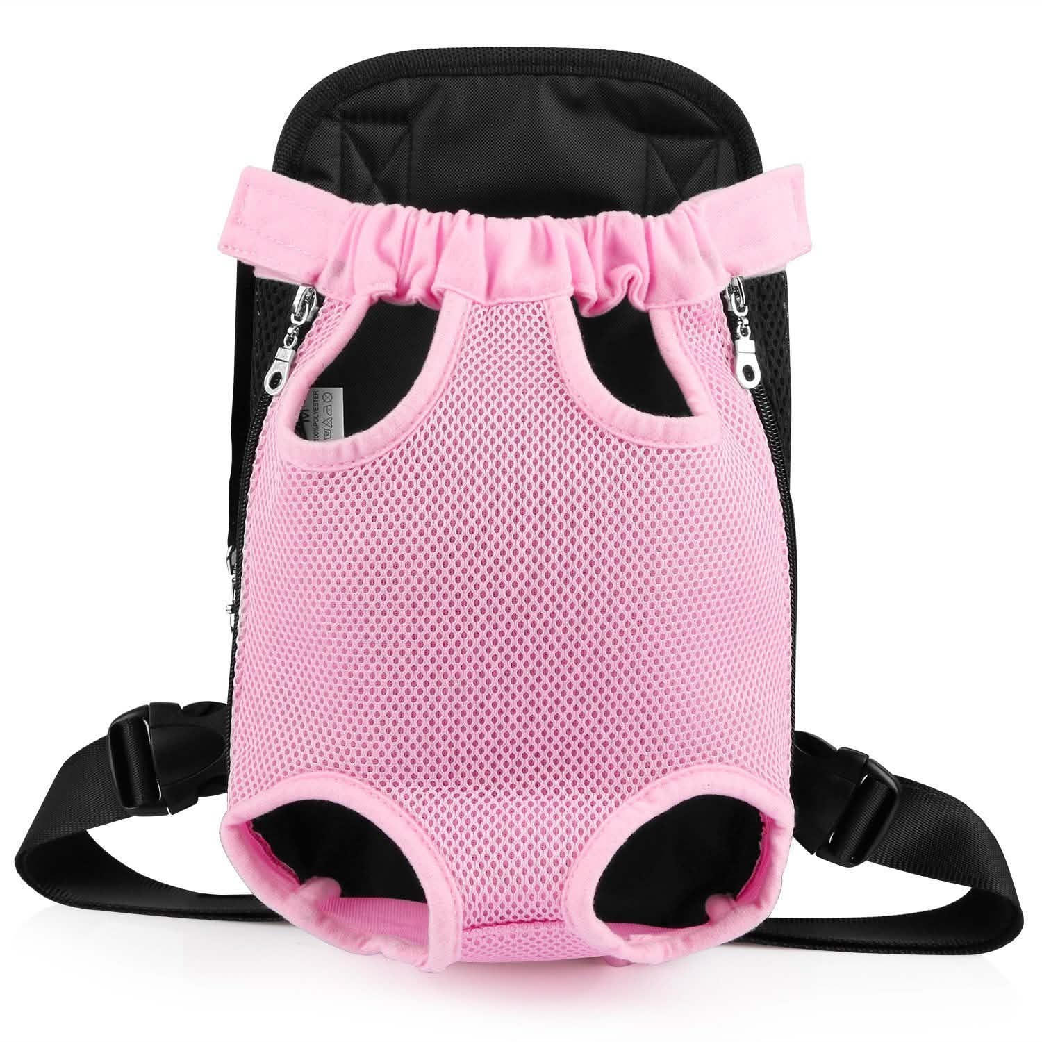 Leg-Out Pet Backpack Carrier Travel Bag Pink L Pet Supplies - Tophatter Daily Deals