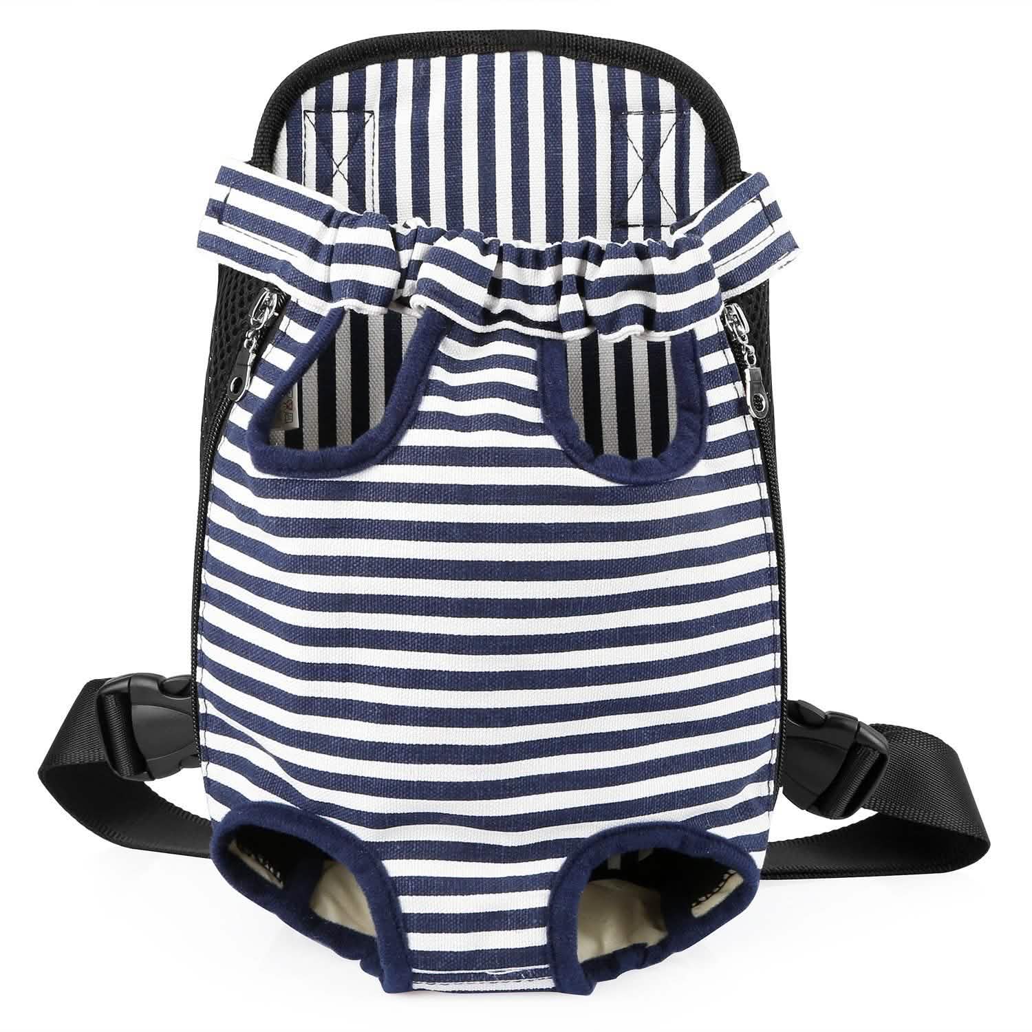 Leg-Out Pet Backpack Carrier Travel Bag Navy Pet Supplies - Tophatter Daily Deals