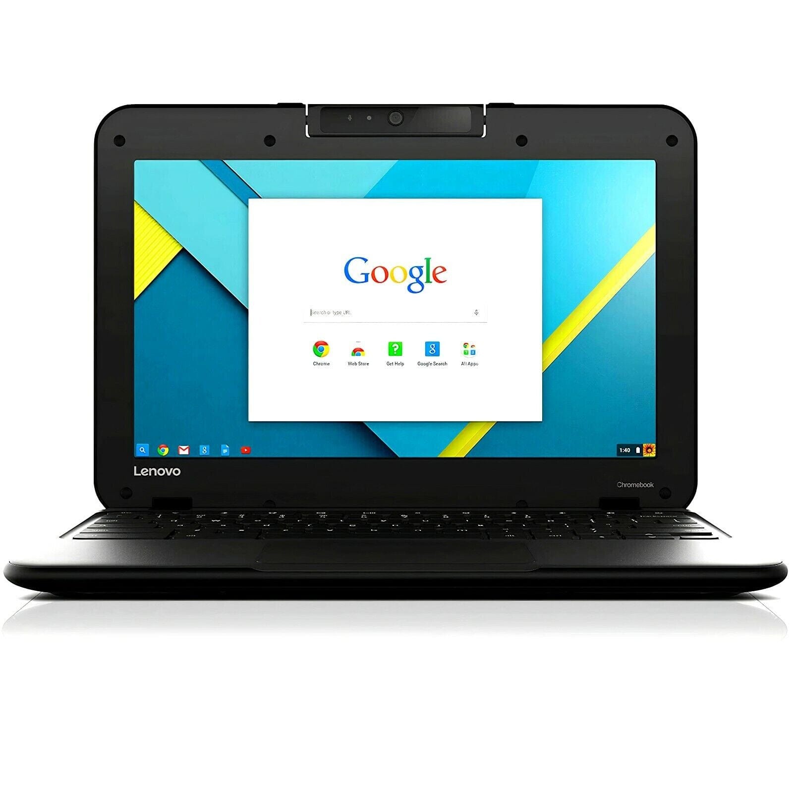 Lenovo N21 11.6" Chromebook - 2.16GHz Intel Celeron N2840 - 2GB RAM 16GB SSD (Refurbished) Lenovo Chromebook - Tophatter Daily Deals