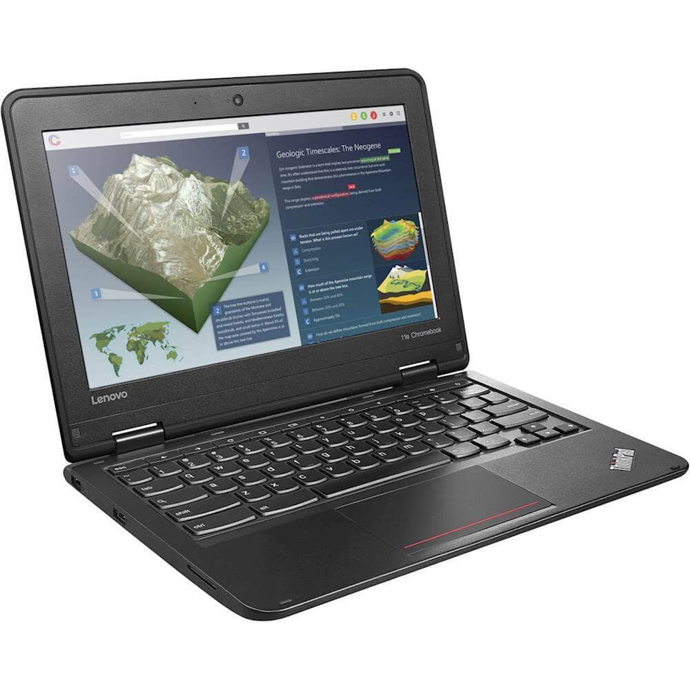 Lenovo ThinkPad Yoga 11e 11.6'' Chromebook Intel N3150 4GB RAM 16GB SSD (Refurbished) Lenovo ThinkPad - Tophatter Daily Deals