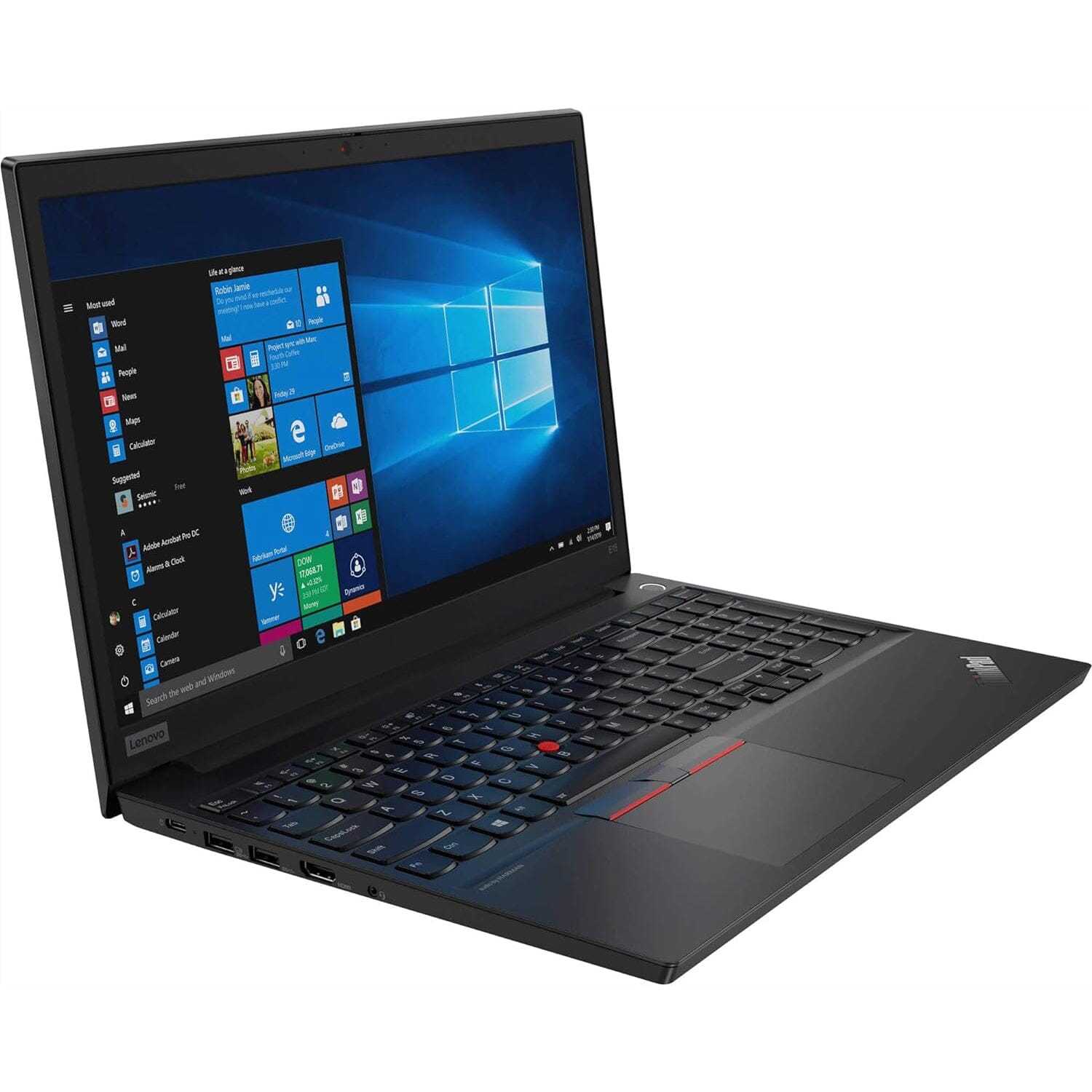 Lenovo ThinkPad E15 8GB RAM 256GB SSD i3-10110U 15.6" Laptop (Refurbished) Lenovo ThinkPad - Tophatter Daily Deals