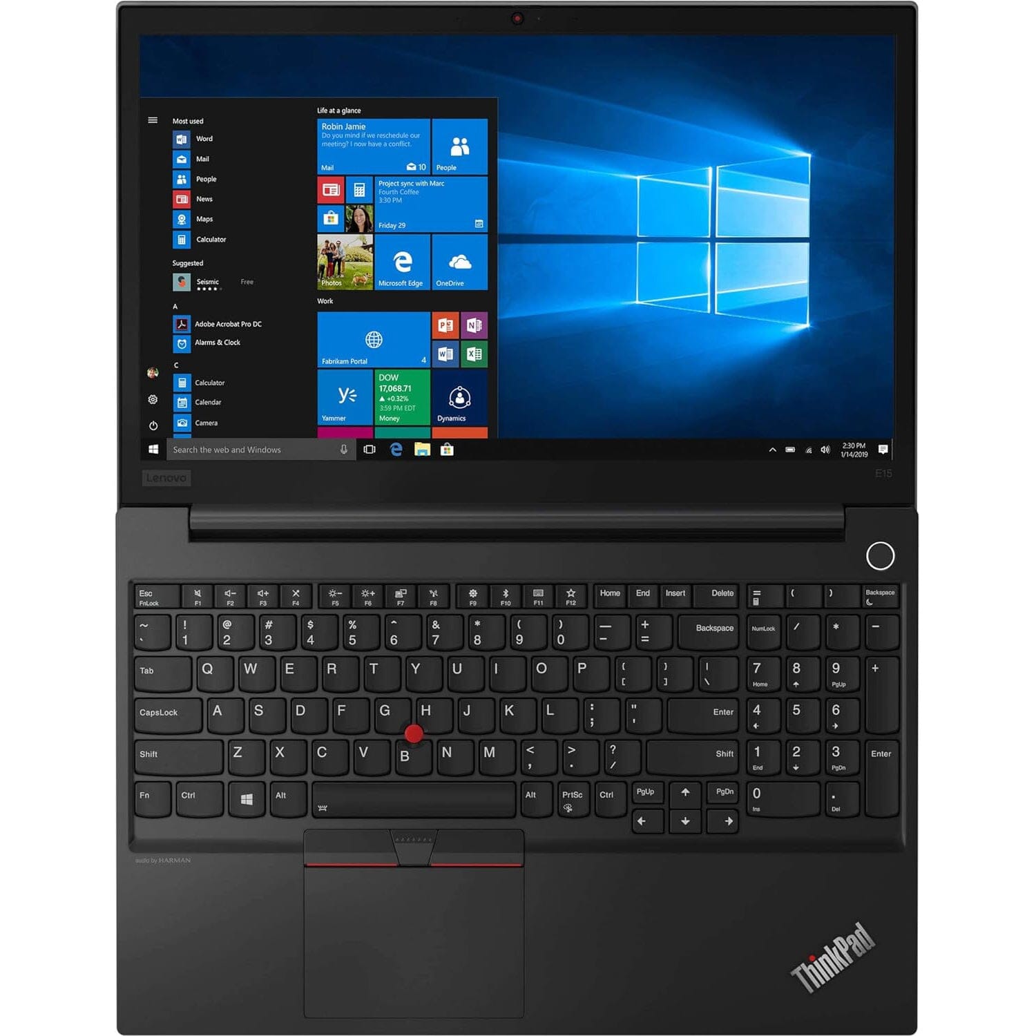Lenovo ThinkPad E15 8GB RAM 256GB SSD i3-10110U 15.6" Laptop (Refurbished) Lenovo ThinkPad - Tophatter Daily Deals