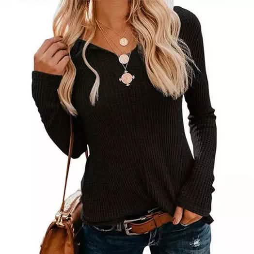 Women's Casual Tabitha Top Black Women's Tops - Tophatter Daily Deals