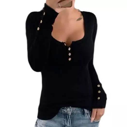 Women's Judith Ultra Soft Top Black Women's Tops - Tophatter Daily Deals