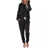 Women's Taylor Lounge Set Black Women's Loungewear - Tophatter Daily Deals