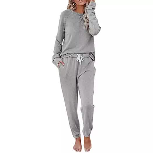 Women's Taylor Lounge Set Gray Women's Loungewear - Tophatter Daily Deals