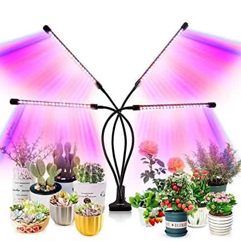 LEOTER Grow Light for Indoor Plants Garden & Patio - Tophatter Daily Deals