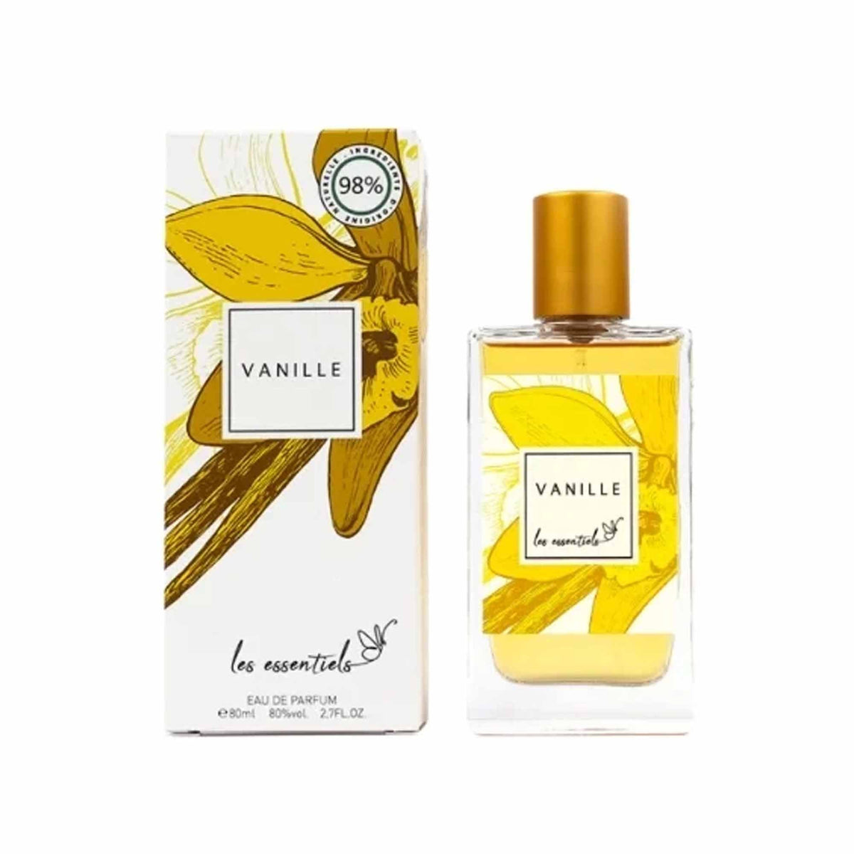 Les Essentiels Vanille Eau De Parfum 80ml Spray - Tophatter Daily Deals