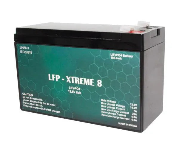 LFP-XTREME 8 12.8V 8AH LIFEPO4 BATTERY - Tophatter's Army Deals MISC - Tophatter Daily Deals