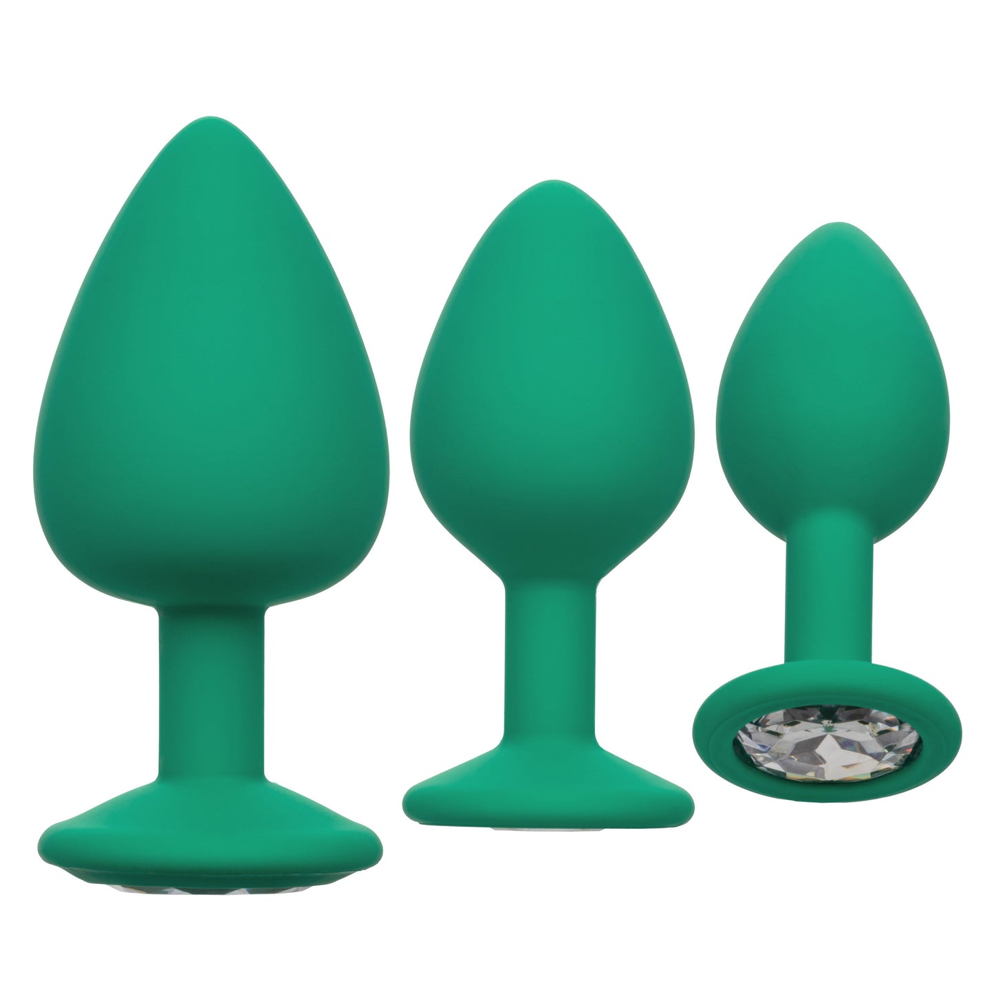 Cheeky Gems Three-Piece Set – Graduated Anal Plugs Set > Anal Range > Butt Plug Kits - Tophatter Daily Deals
