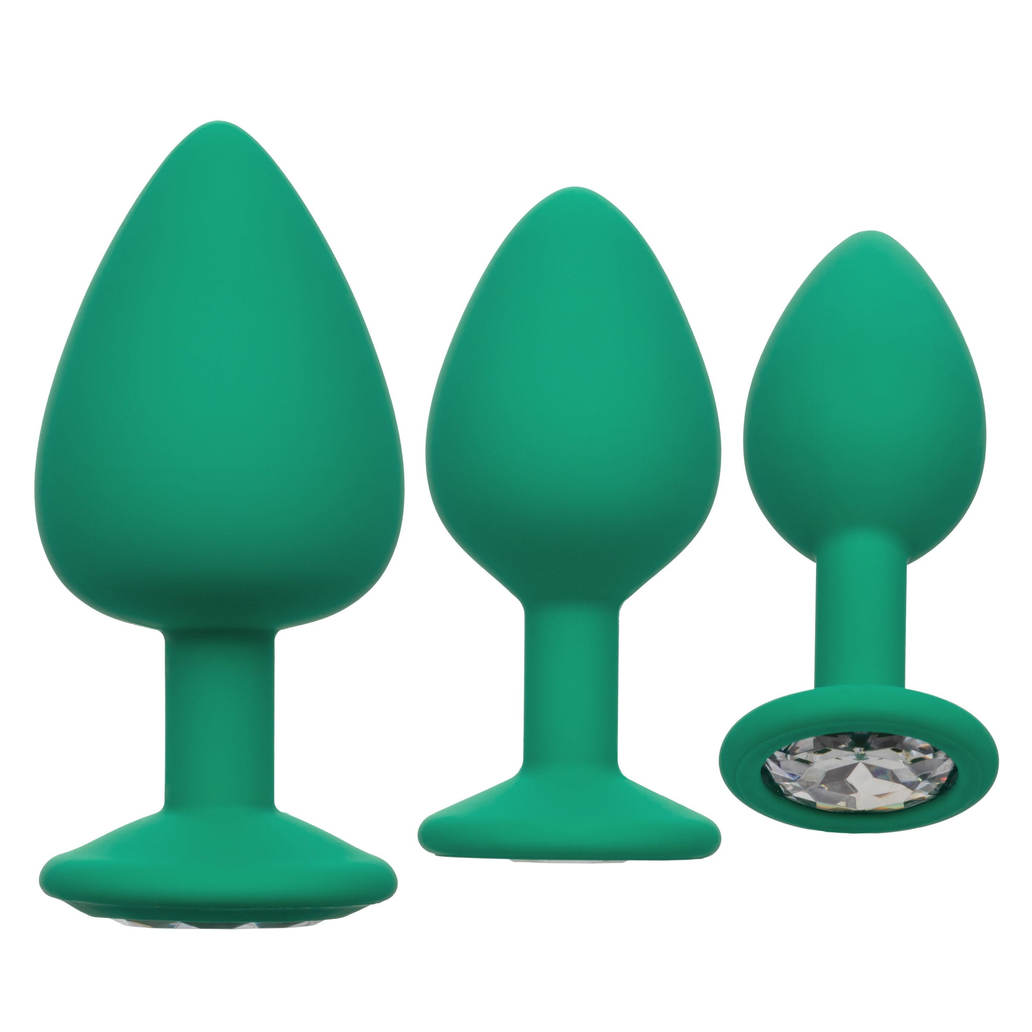 Cheeky Gems Three-Piece Set – Graduated Anal Plugs Set > Anal Range > Butt Plug Kits - Tophatter Daily Deals