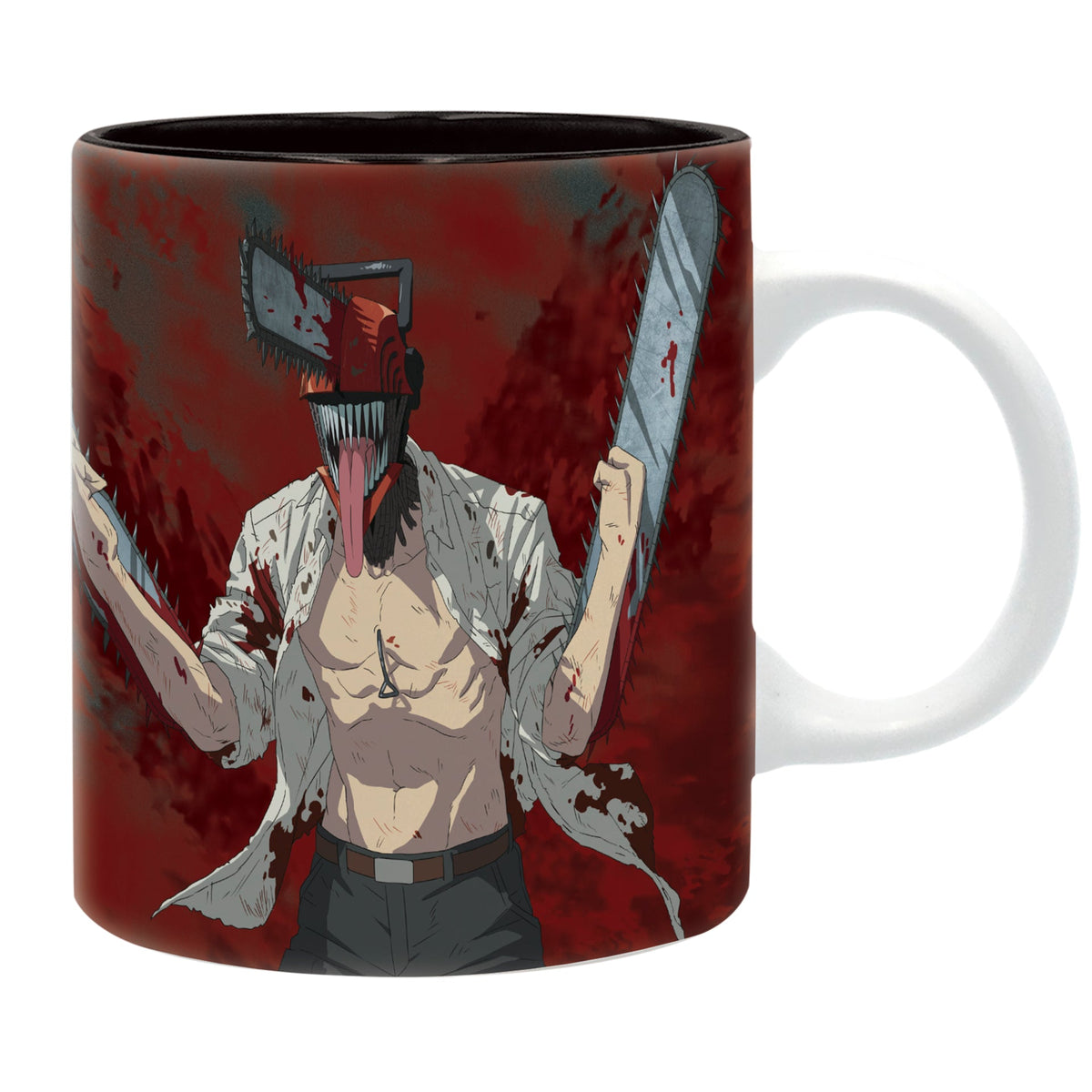 Chainsaw Man - Red & Blood Mug Mug - Tophatter Daily Deals