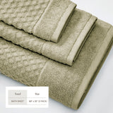 Cotton Diamond Waffle Weave Bath Towel Set - Grayson Collection Bath - Tophatter Daily Deals