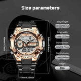 LIGE Men Digital Military Waterproof Watch Watches - Tophatter Daily Deals