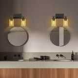 Light Wall Scone Lighting with Clear Glass Indoor Lighting - Tophatter Daily Deals