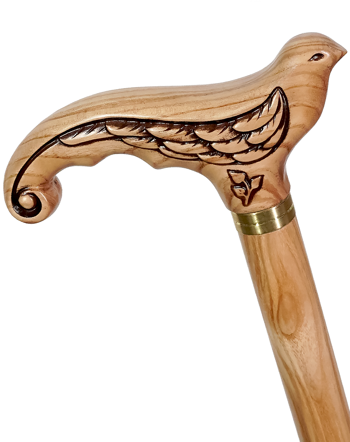 Swallow Under the Tree: Artisan Intricate Hand-Carved Cane Hand Carved Artisan - Tophatter Daily Deals