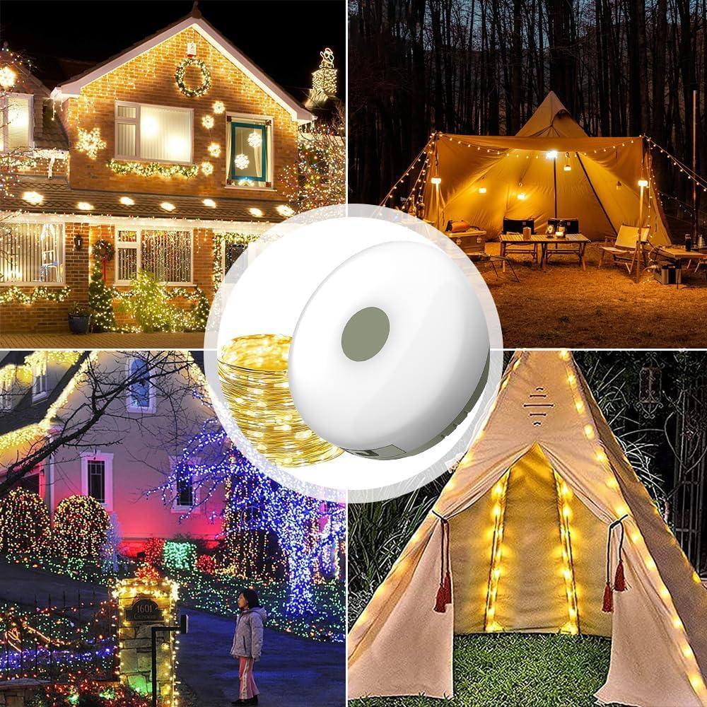 Camping String Lights - 10M Portable Outdoor String Lights Waterproof Towable String Light UK Home - Tophatter Daily Deals