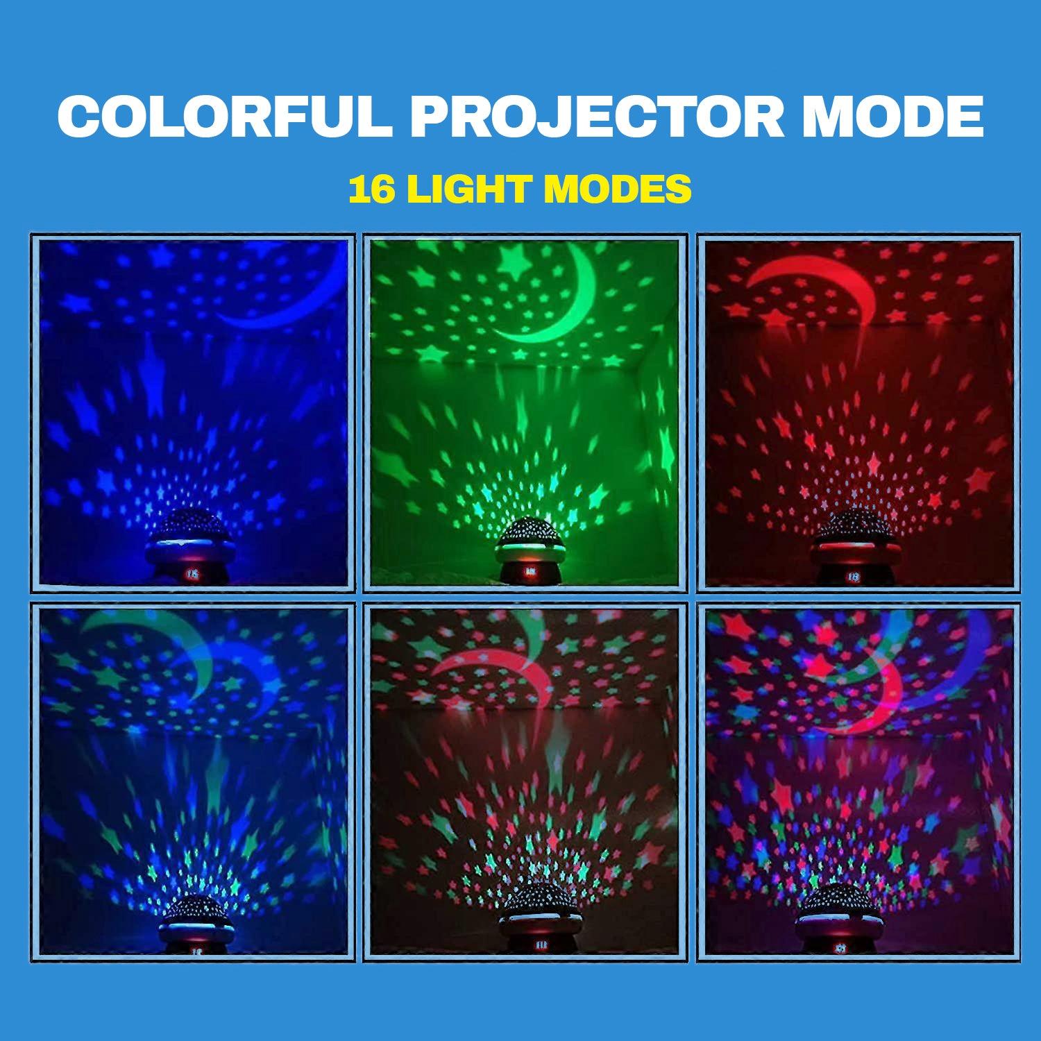 Stars Light Projector - Timer Rotation Star Projector Night Light for Kids Xmas Stocking Fillers Christmas Toys - Tophatter Daily Deals