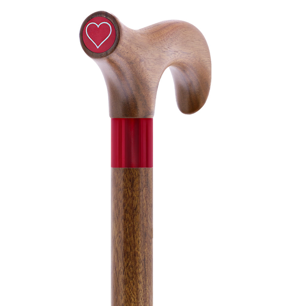 Custom-Engraved Wooden Cane: Choose Color & Personalize - Tophatter Daily Deals