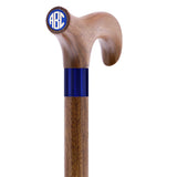 Custom-Engraved Wooden Cane: Choose Color & Personalize - Tophatter Daily Deals