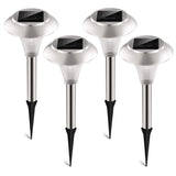 Lights Color Changing Landscape Solar Lamps 4-Pieces Outdoor Lighting - Tophatter Daily Deals