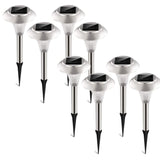 Lights Color Changing Landscape Solar Lamps 8-Pieces Outdoor Lighting - Tophatter Daily Deals