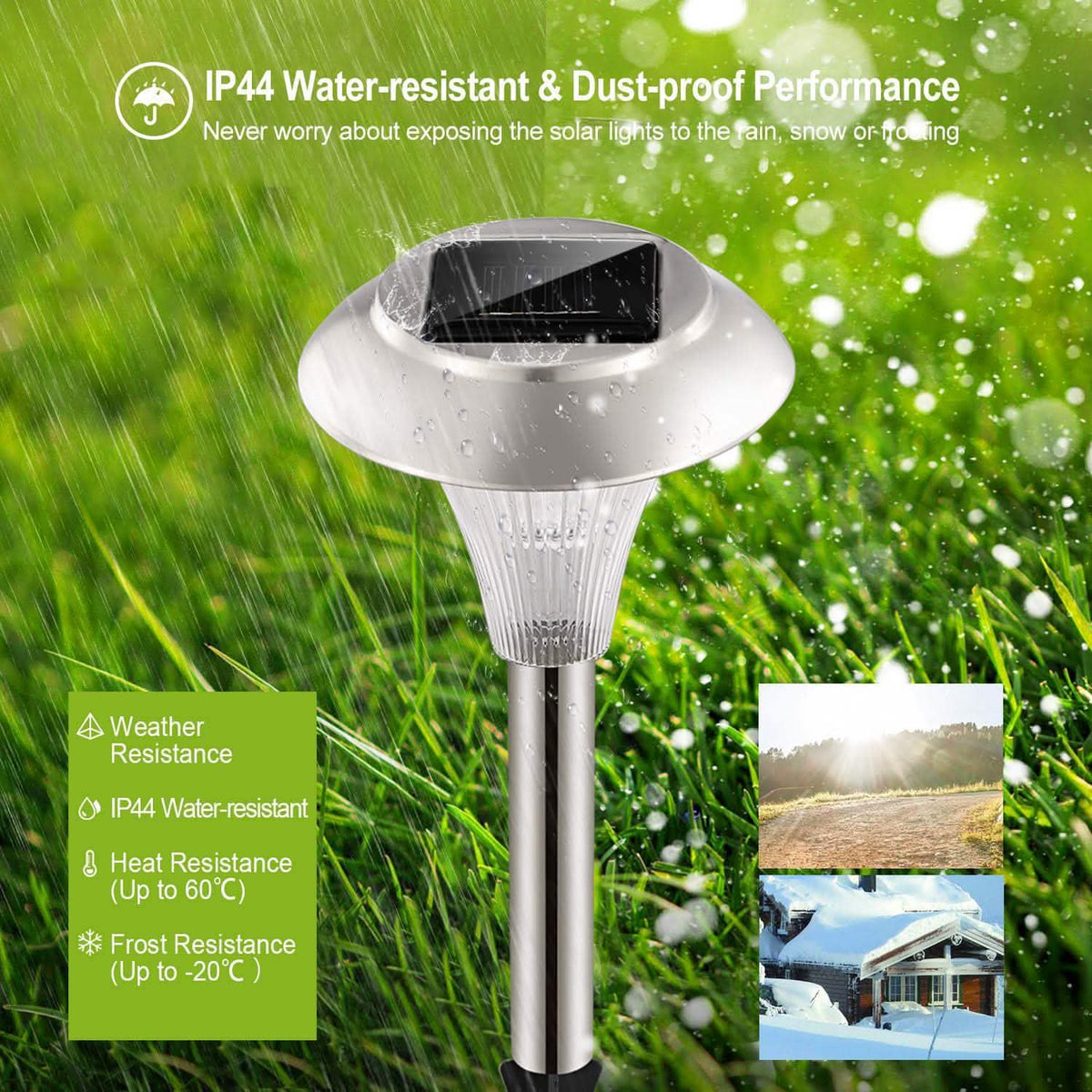 Lights Color Changing Landscape Solar Lamps Outdoor Lighting - Tophatter Daily Deals