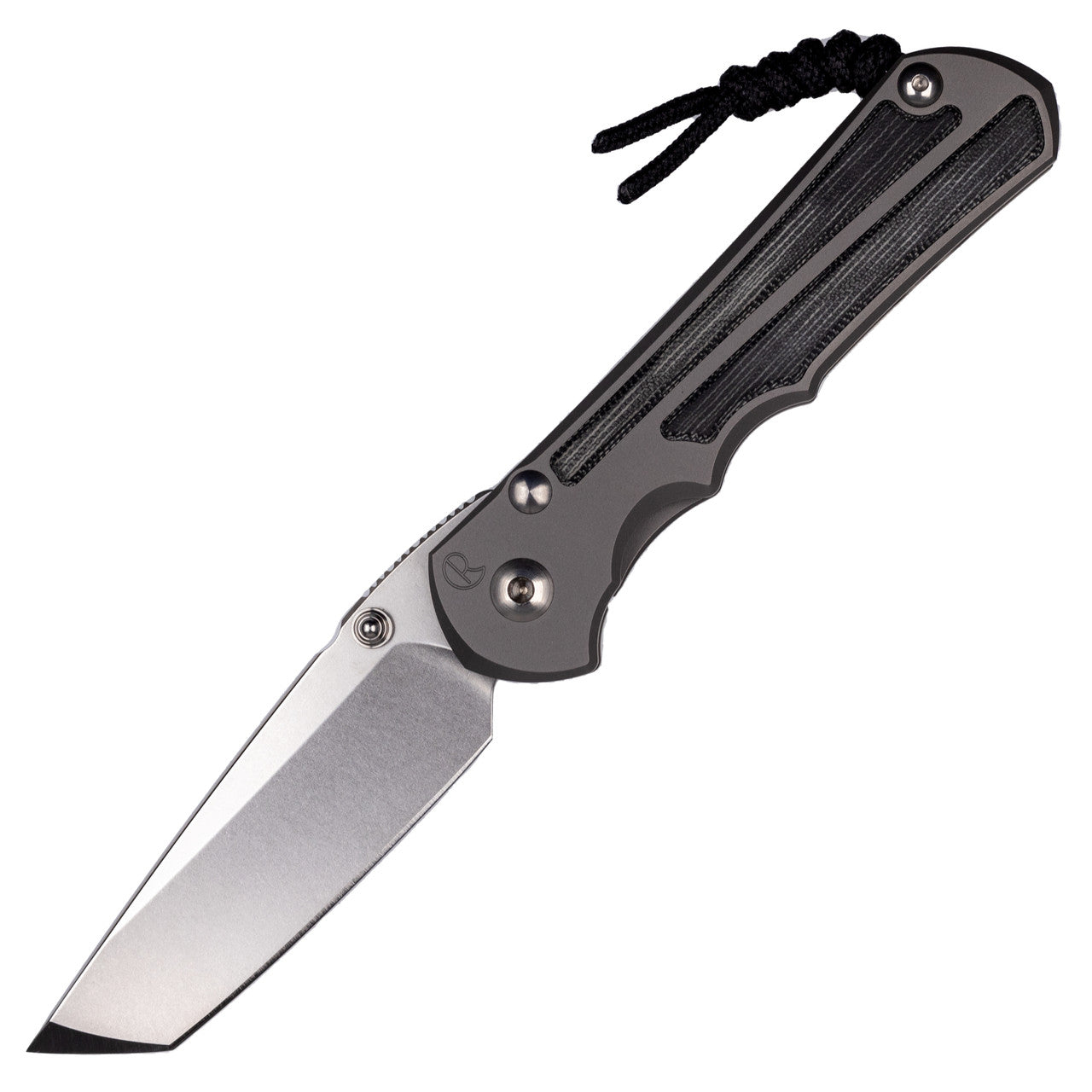 Chris Reeve Knives Large Inkosi - Tanto Blade - Black Canvas Micarta Inlay - Glass Blasted Handle - LIN-1132 Collectors - Tophatter Daily Deals