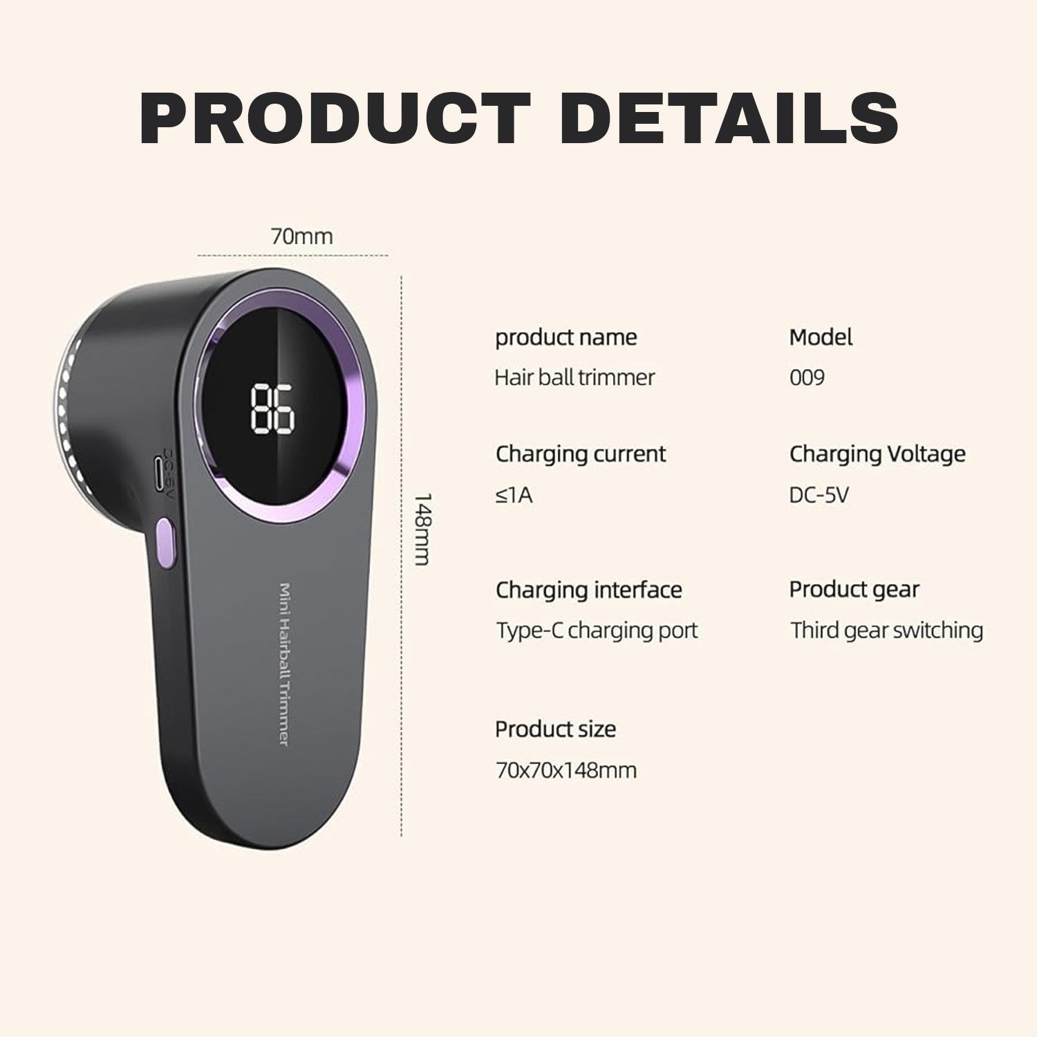 Electric Lint Remover - Rechargeable Bobble Remover Fabric Shaver For Clothes Home - Tophatter Daily Deals