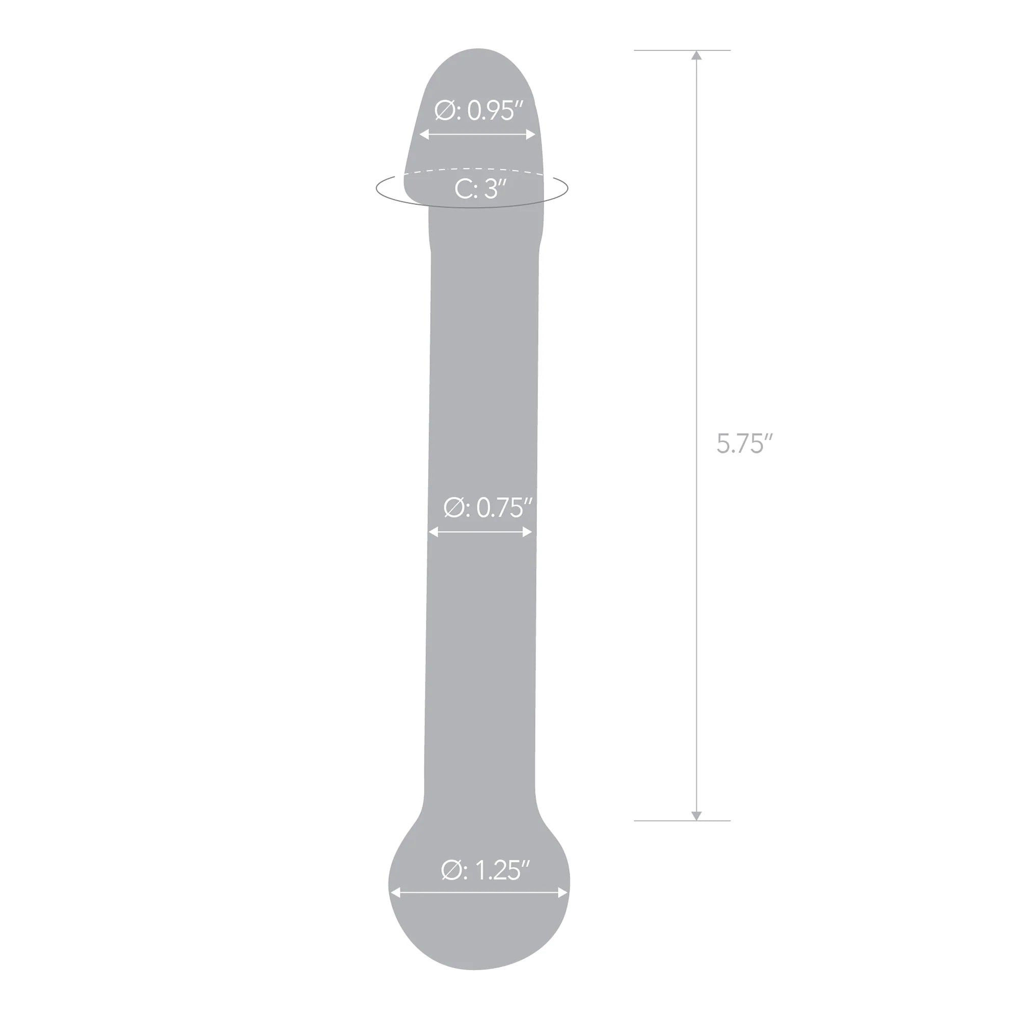 Glas 7 Inch Realistic Head Dildo – Glass Dildo > Glass > Dildos - Tophatter Daily Deals